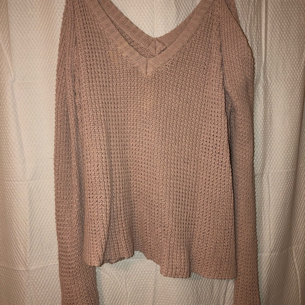 Open shoulder sweater - Picture 3 of 4